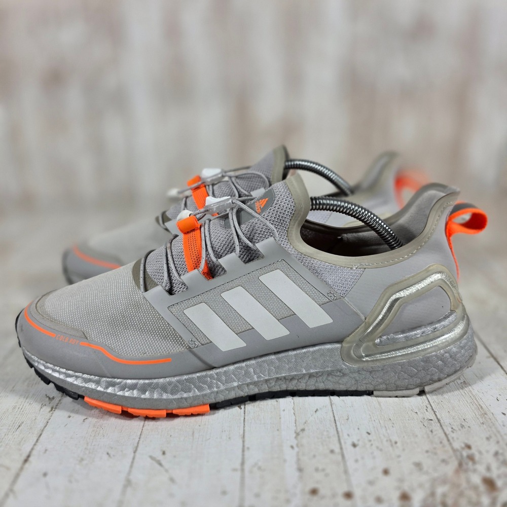 Adidas Ultraboost 20 Cold.Rdy Mens Running Shoes Grey Orange EG9800 Size 10.5